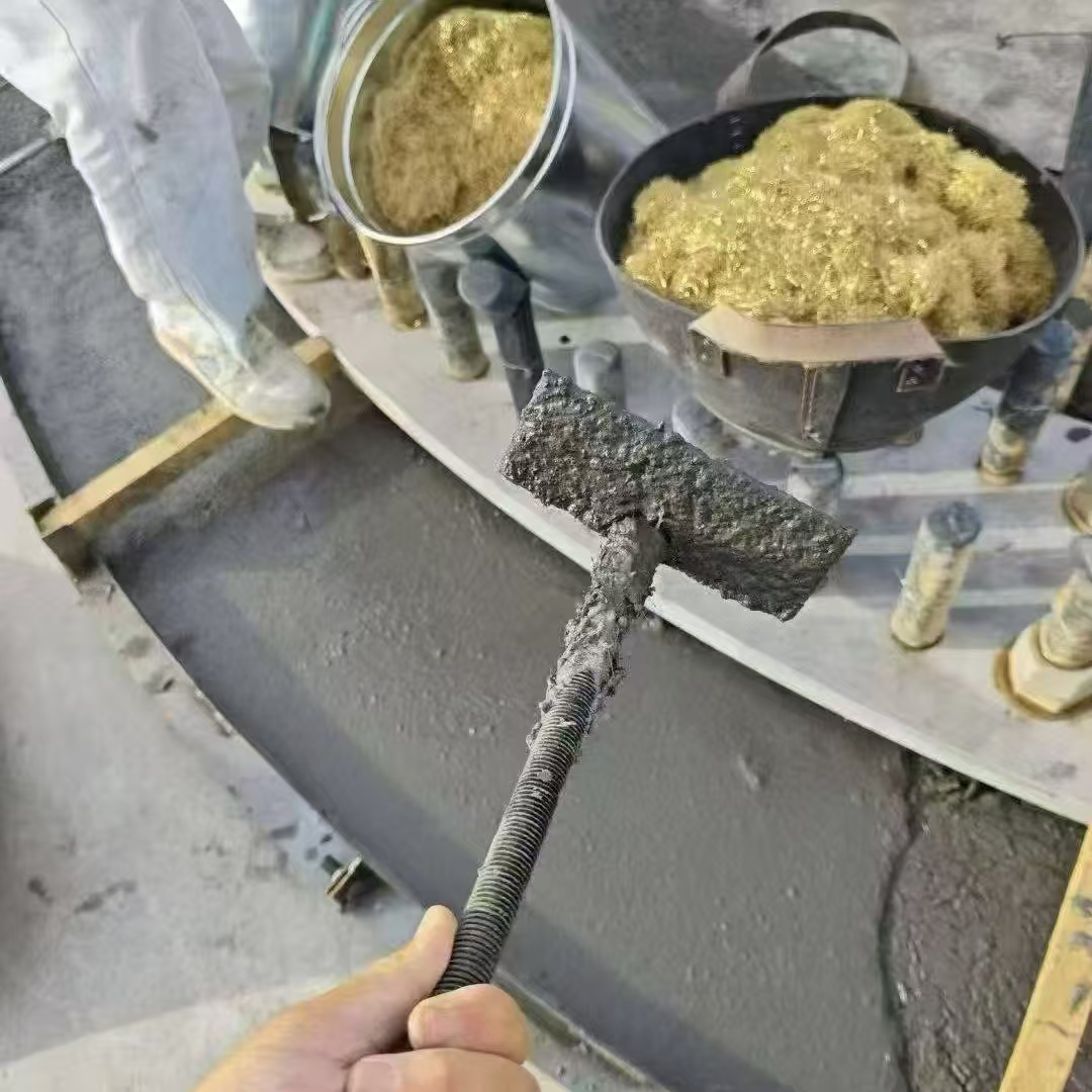 酒泉C120钢纤维高强无收灌浆料 轧机压缩机汽轮机发电机锻压设备底座灌浆材料